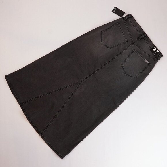 Joe's Denim Faye Skirt in Faded Black Gray Midi/Maxi - 27 - NWT - Picture 2 of 7